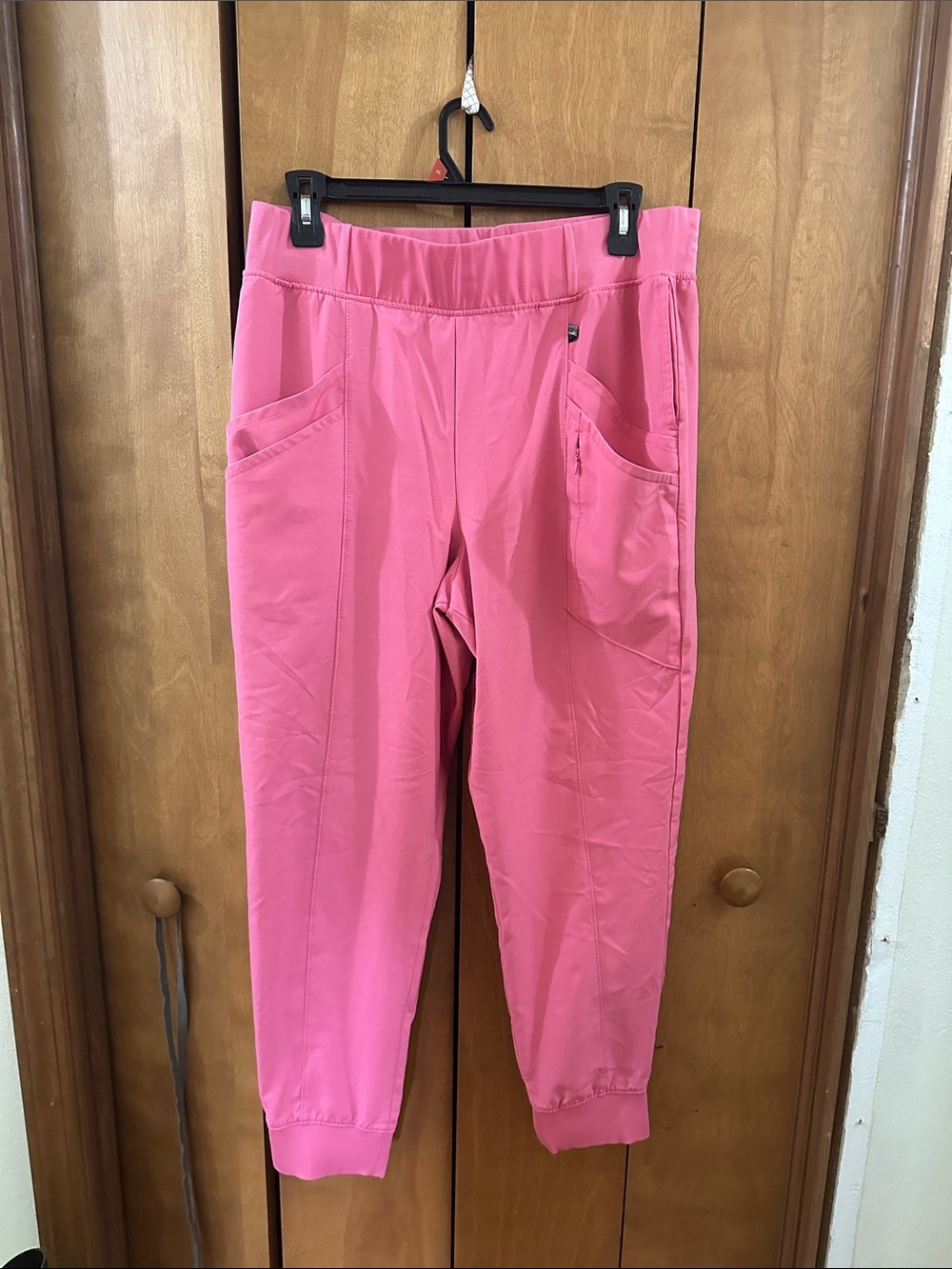 2 pairs! Bright Pink & Green Scrub Pants with Utility Pockets